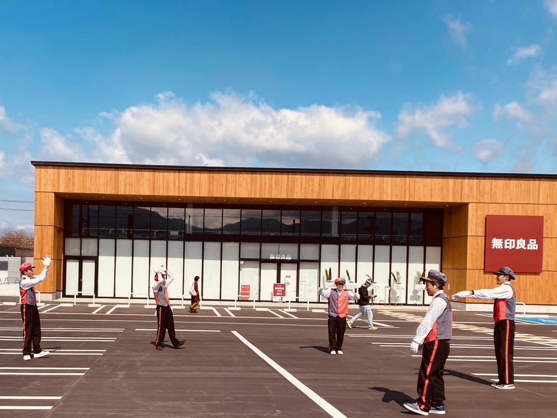 令和6年4月19日にグランドオープンしました、無印良品 天童長岡店(山形県天童市)の対応を各日6名で3日間対応致しました。<br>